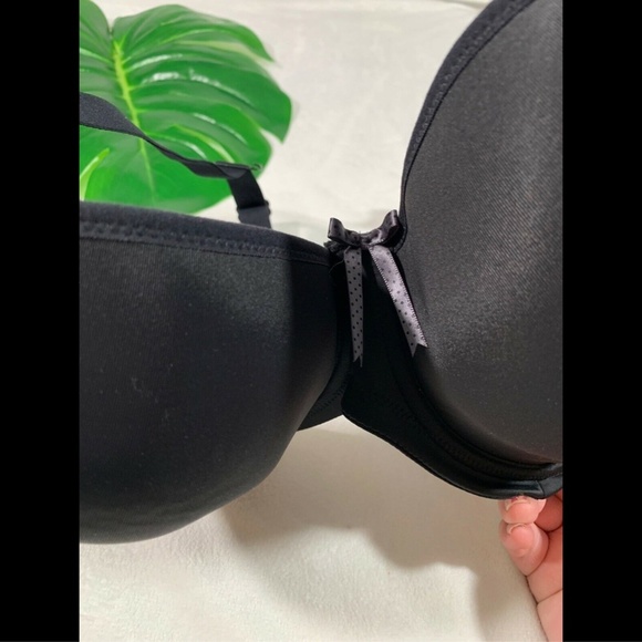 NEW $70 Elomi 'Bijou' Underwire Plunge Bra in Black [ SZ 44DDD‎ ] - Picture 4 of 8
